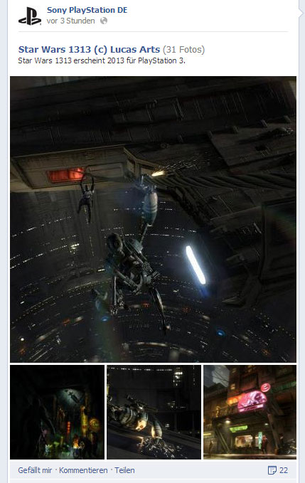 Star Wars 1313 erscheint für die PS3 in diesem Jahr